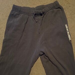Grey Abercrombie kids sweatpants